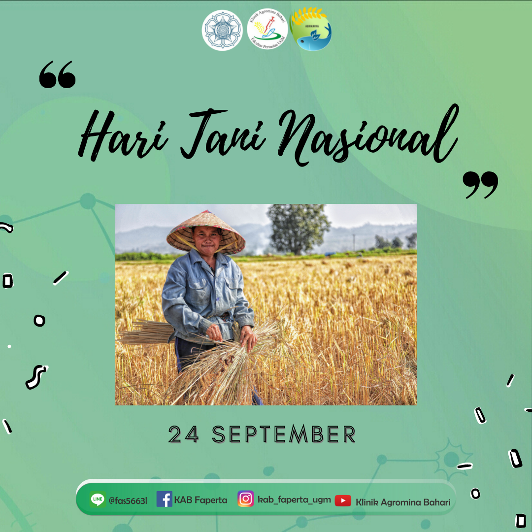 PEKAT SEPTEMBER: Hari Tani Nasional 24 September – Kab.faperta.ugm.ac.id